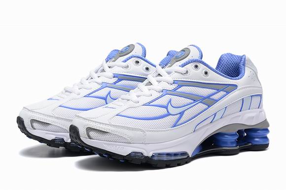 Nike Shox Ride 2 White Blue Men's Running Shoes-18